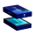 Tangem Wallet - 3-card set (Electric Night) TG-SUMMER3 - 1371311 - zdjęcie 3